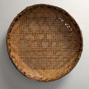 Handcrafted Woven Basket - Natural Brown